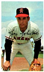 1969-70 MLB/MLBPA Baseball Stars Photostamps #NNO Jay Johnstone Front