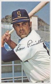 1969-70 MLB/MLBPA Baseball Stars Photostamps #NNO Lou Piniella Front