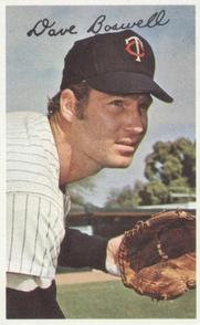 1969-70 MLB/MLBPA Baseball Stars Photostamps #NNO Dave Boswell Front