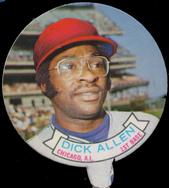 1972 Topps Candy Lids Test #NNO Dick Allen Front