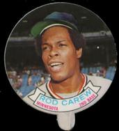 1972 Topps Candy Lids Test #NNO Rod Carew Front