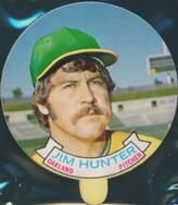 1972 Topps Candy Lids Test #NNO Catfish Hunter Front