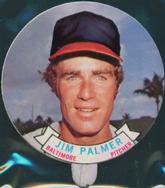 1972 Topps Candy Lids Test #NNO Jim Palmer Front