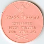 1959 Armour Coins #NNO Frank Thomas Back