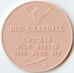 1959 Armour Coins #NNO Del Crandall Back