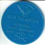 1959 Armour Coins #NNO Gus Triandos Back