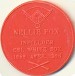 1960 Armour Coins #NNO Nellie Fox Back