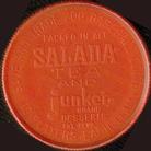 1962 Salada/Junket Coins #111 Ed Mathews Back