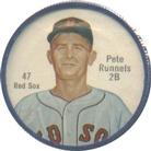 1962 Salada/Junket Coins #47 Pete Runnels Front