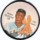 1962 Salada/Junket Coins #142 Willie McCovey Front