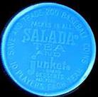 1962 Salada/Junket Coins #146 Gil Hodges Back