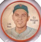 1962 Salada/Junket Coins #146 Gil Hodges Front