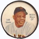1962 Salada/Junket Coins #149 Willie Mays Front