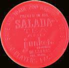 1962 Salada/Junket Coins #171 Richie Ashburn Back