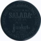 1962 Salada/Junket Coins #175 Orlando Cepeda Back