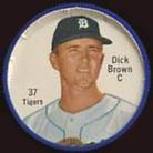 1962 Shirriff Coins #37 Dick Brown Front