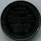 1962 Shirriff Coins #205 Stu Miller Back