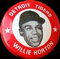 1969 MLB Player Pins #NNO Willie Horton Front
