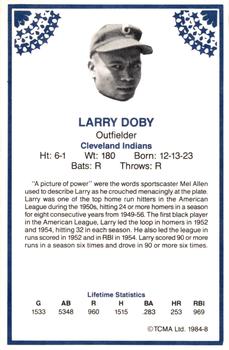 1984 TCMA Greats #8 Larry Doby Back