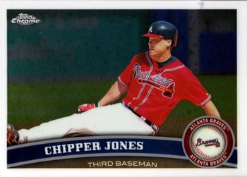 2011 Topps Chrome #2 Chipper Jones Front