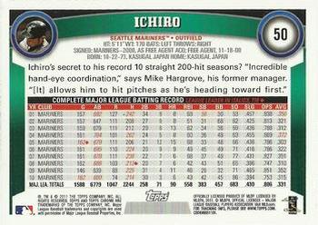 2011 Topps Chrome #50 Ichiro Back