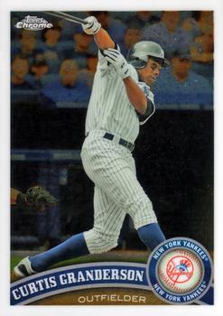 2011 Topps Chrome #158 Curtis Granderson Front