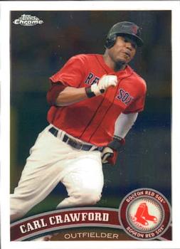 2011 Topps Chrome #3 Carl Crawford Front