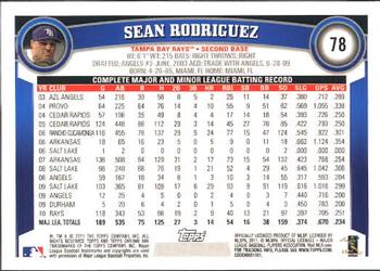 2011 Topps Chrome #78 Sean Rodriguez Back