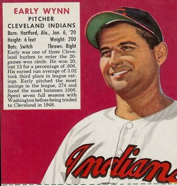 1952 Red Man #AL24 Early Wynn Front