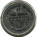 1964 Topps - Coins #95 Ernie Broglio Back