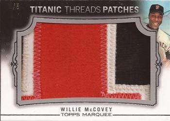 2011 Topps Marquee - Titanic Threads Patch #TTJP-45 Willie McCovey Front