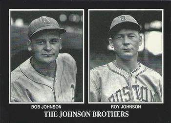 1994 Conlon Collection TSN #1173 Bob Johnson / Roy Johnson Front