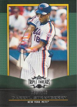 2011 Topps Triple Threads - Emerald #64 Darryl Strawberry Front