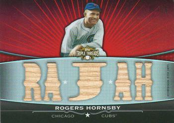 2011 Topps Triple Threads - Flashback Relics #TTFR-24 Rogers Hornsby Front