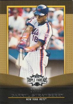 2011 Topps Triple Threads - Gold #64 Darryl Strawberry Front