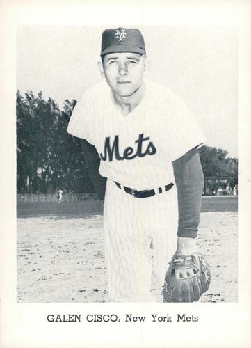 1965 Jay Publishing New York Mets #NNO Galen Cisco Front