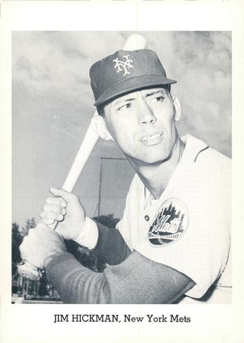 1963 Jay Publishing New York Mets #NNO Jim Hickman Front