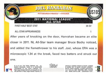 2011 Topps Update #US105 Joel Hanrahan Back