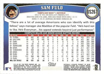 2011 Topps Update #US267 Sam Fuld Back