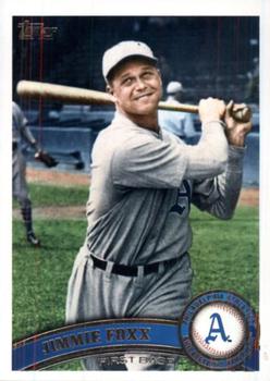 2011 Topps Update #US309 Jimmie Foxx Front