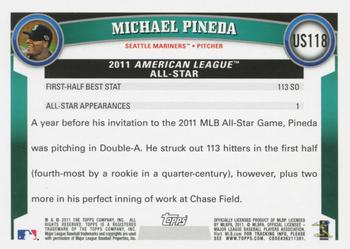 2011 Topps Update #US118 Michael Pineda Back