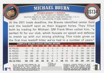 2011 Topps Update #US134 Michael Bourn Back