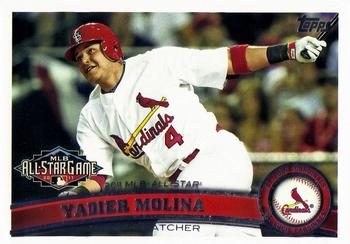 2011 Topps Update #US268 Yadier Molina Front