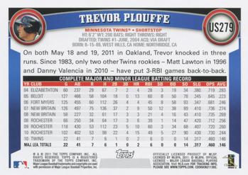 2011 Topps Update #US279 Trevor Plouffe Back