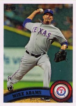 2011 Topps Update #US292 Mike Adams Front