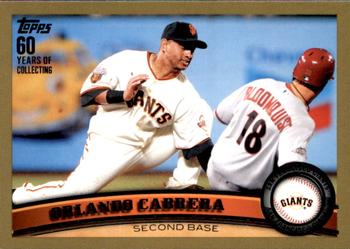 2011 Topps Update - Gold #US88 Orlando Cabrera Front