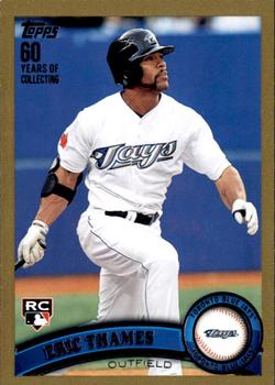 2011 Topps Update - Gold #US288 Eric Thames Front