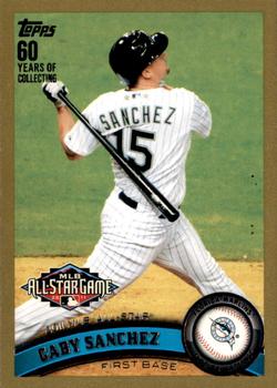2011 Topps Update - Gold #US321 Gaby Sanchez Front