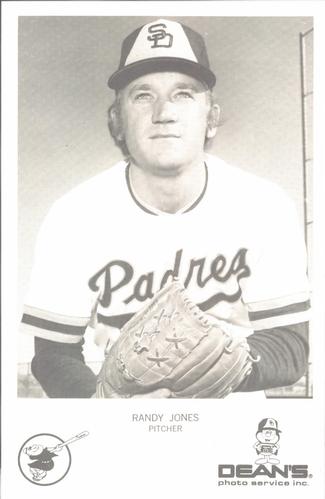 1974 Dean's Photo Service San Diego Padres #15 Randy Jones Front