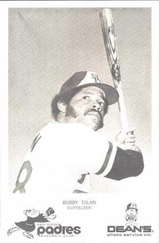 1975 Dean's Photo Service San Diego Padres #NNO Bob Tolan Front